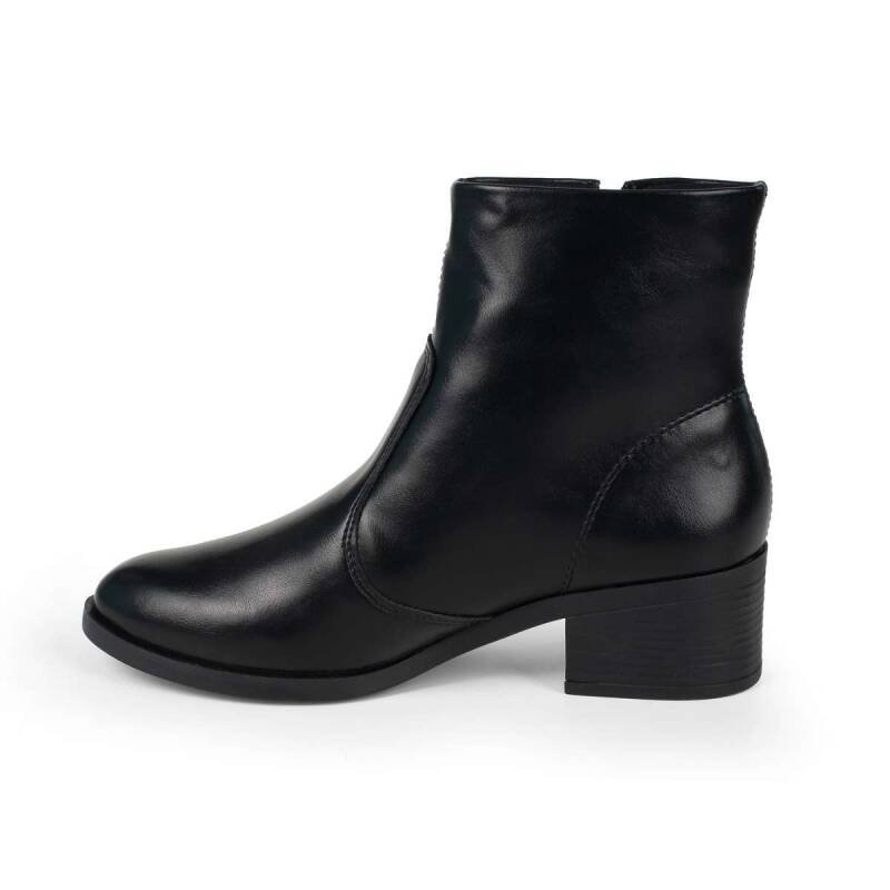 Bota Mississipi Feminino Cano Curto Feminina Zíper - Preto Preto 3