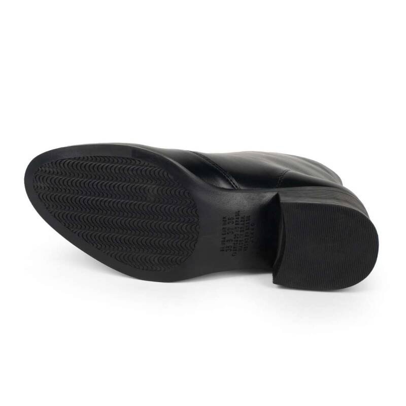 Bota Mississipi Feminino Cano Curto Feminina Zíper - Preto Preto 6