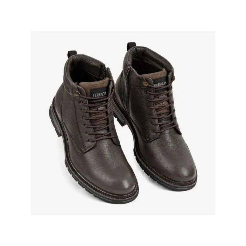 BOTA MASCULINA FERRACINI COLUMBIA COURO LEGITIMO - Marrom Marrom 4