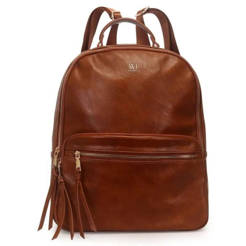 Mochila Wj Grande com Bolso Frontais - Feminina