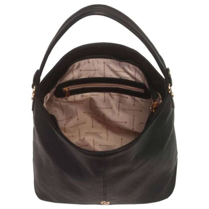 Bolsa Wj Hobo Grande Basica - Feminina Preto 3