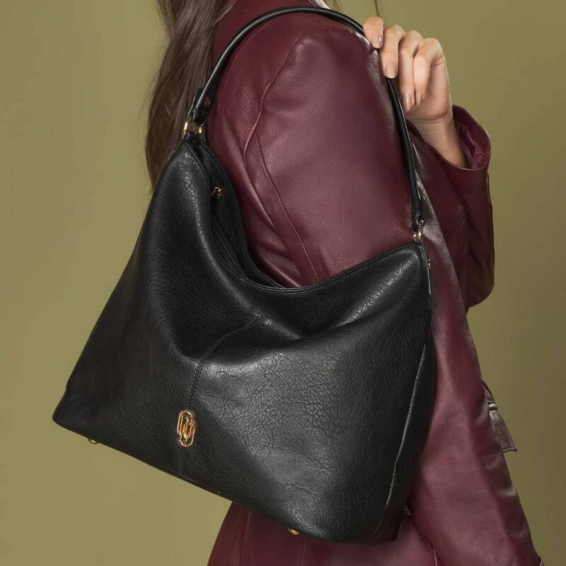 Bolsa Wj Hobo Grande Basica - Feminina Preto 5