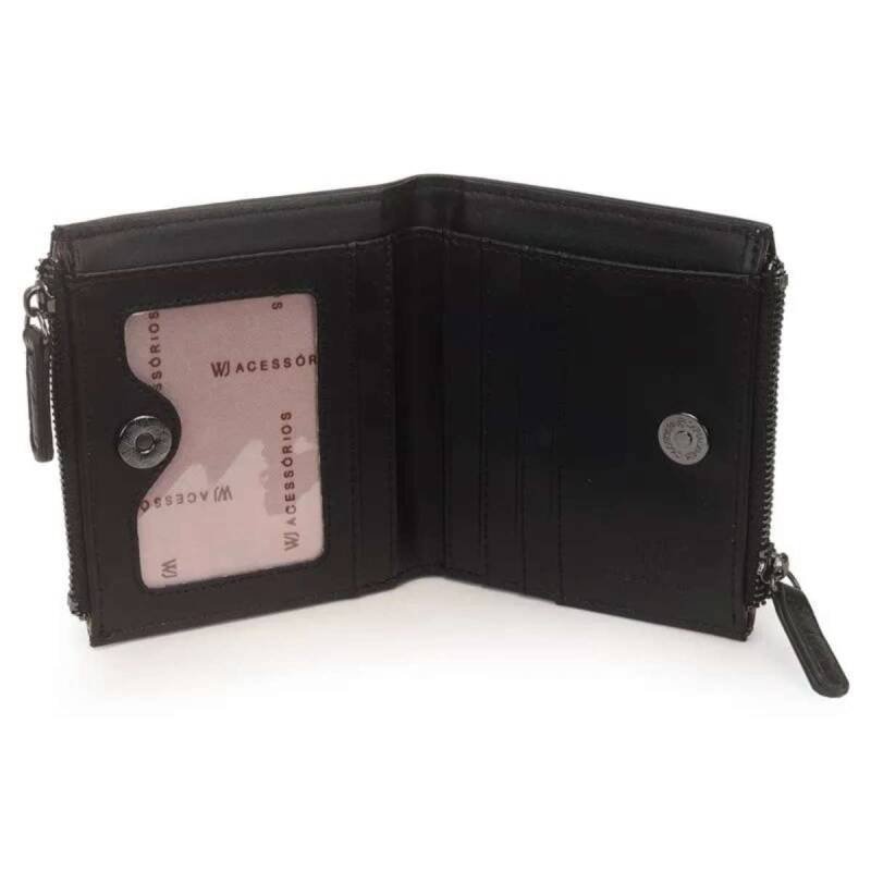 Carteira Wj Pequena Matelasse - Feminina - Preto Preto 4