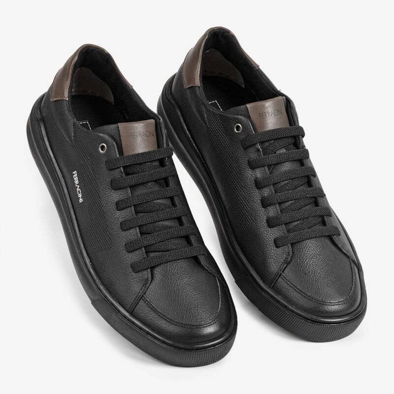 Sapatênis Ferracini Glow - Masculino - Preto Preto 2