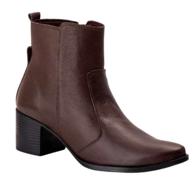 Bota Trilha da Lua Couro Cano Baixo - Feminino