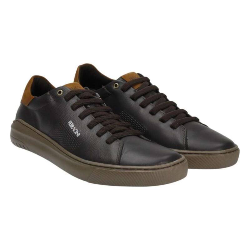 Sapatênis Ferracini Glow - Masculino - Marrom Marrom 4