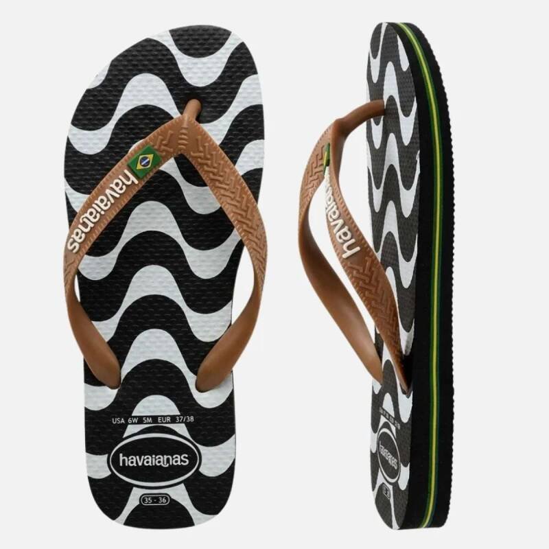 Chinelo Havaianas Top Copacabana - Unissex - Preto Marrom 3