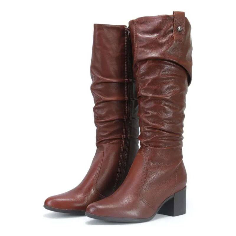 Bota Bottero Feminina Montaria Cano Longo Marrom 2