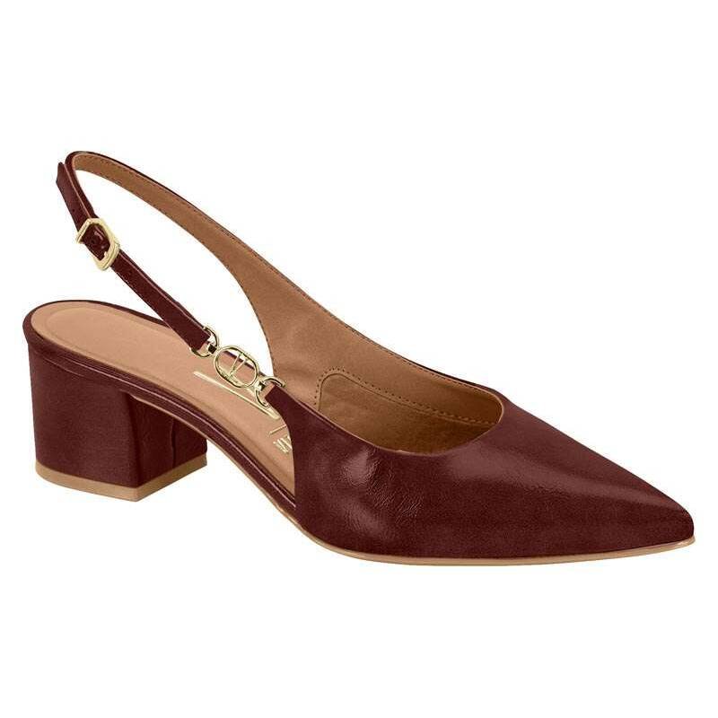 Sapato Vizzano Slingback Vermelho Feminino - Vermelho