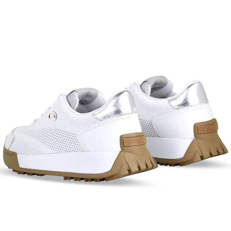Tênis Bottero Couro Napa Branco Feminino - Branco Branco 3