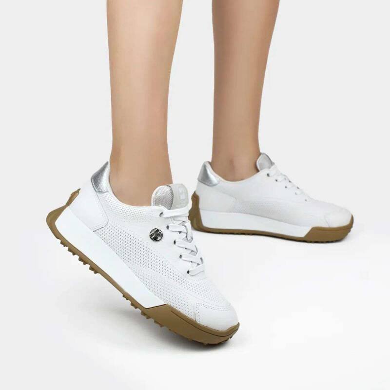 Tênis Bottero Couro Napa Branco Feminino - Branco Branco 4