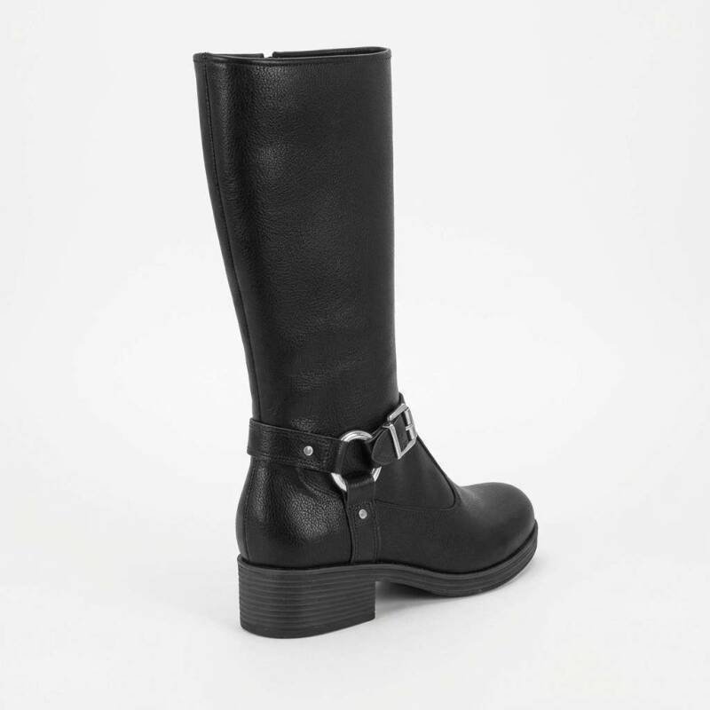 Bota Moleca Cano Alto Preto Feminino 5354202 - Preto Preto 2