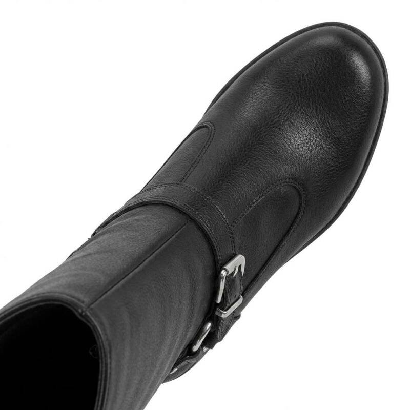 Bota Moleca Cano Alto Preto Feminino 5354202 - Preto Preto 3