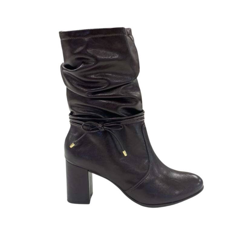 Bota Comfortflex Cano Médio - Feminina - Marrom