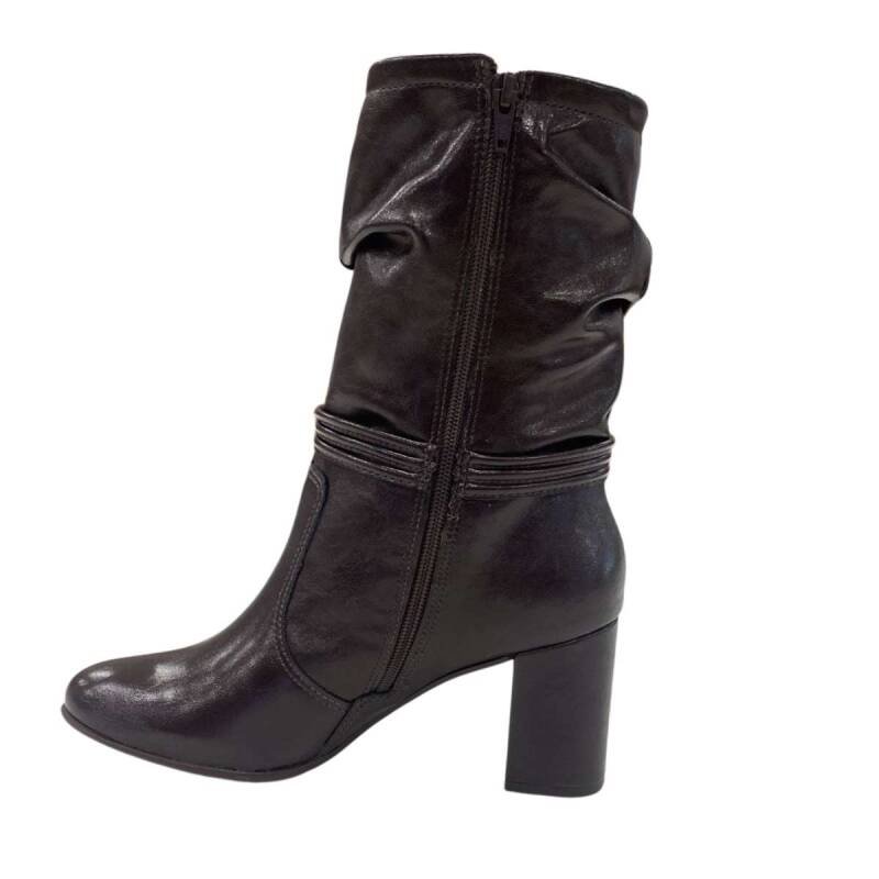 Bota Comfortflex Cano Médio - Feminina - Marrom Marrom 2