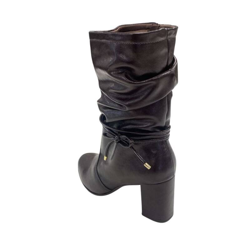 Bota Comfortflex Cano Médio - Feminina - Marrom Marrom 3