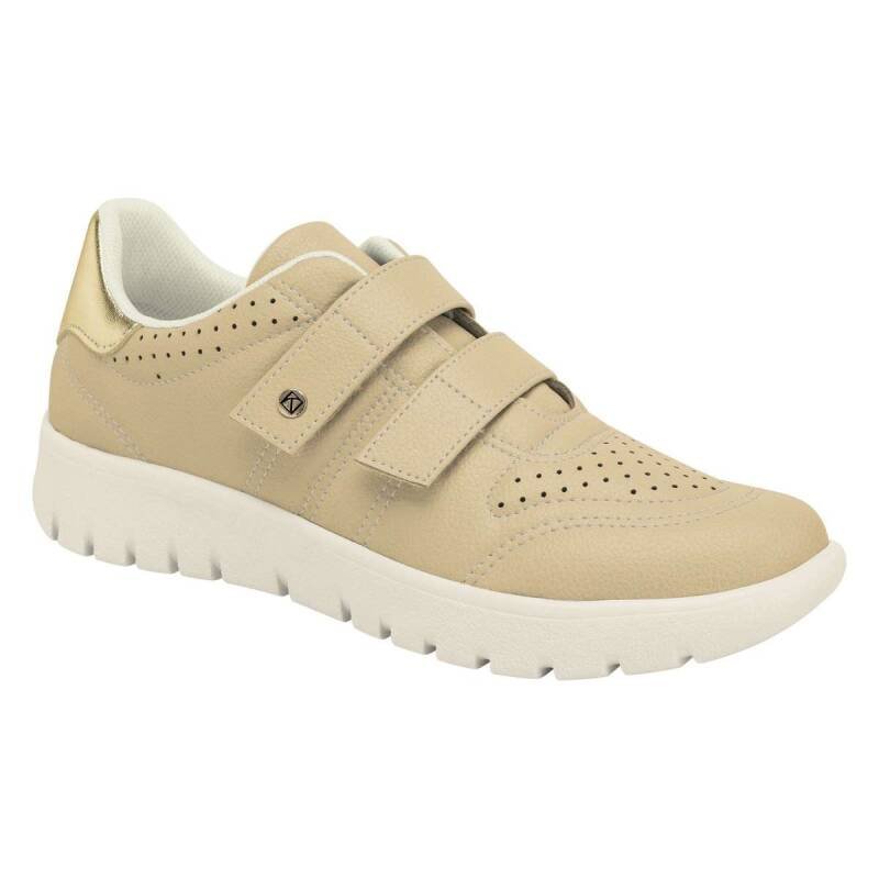Tênis Piccadilly Casual - Feminino - Creme