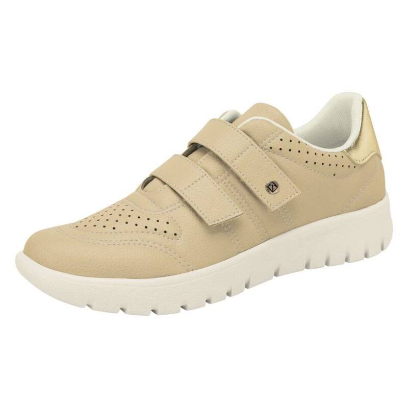 Tênis Piccadilly Casual - Feminino - Creme Bege 2