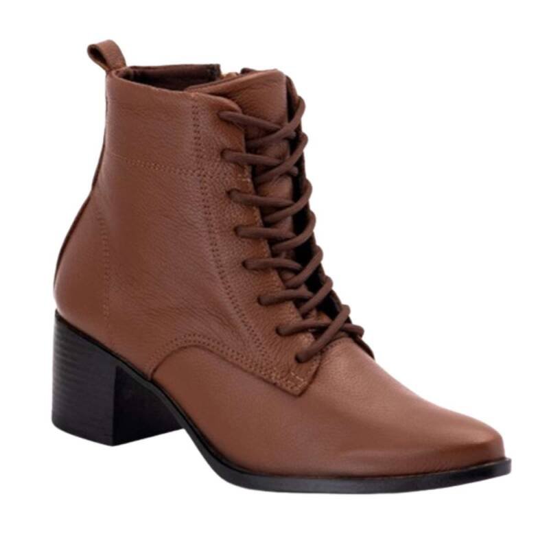 Bota Trilha da Lua Cano Baixo Couro - Feminina