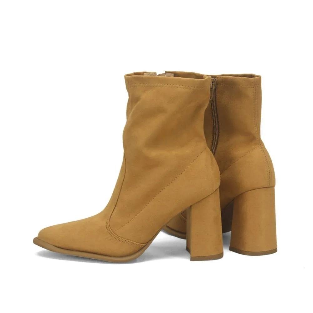 Bota cano curto doce de leite Marrom 1
