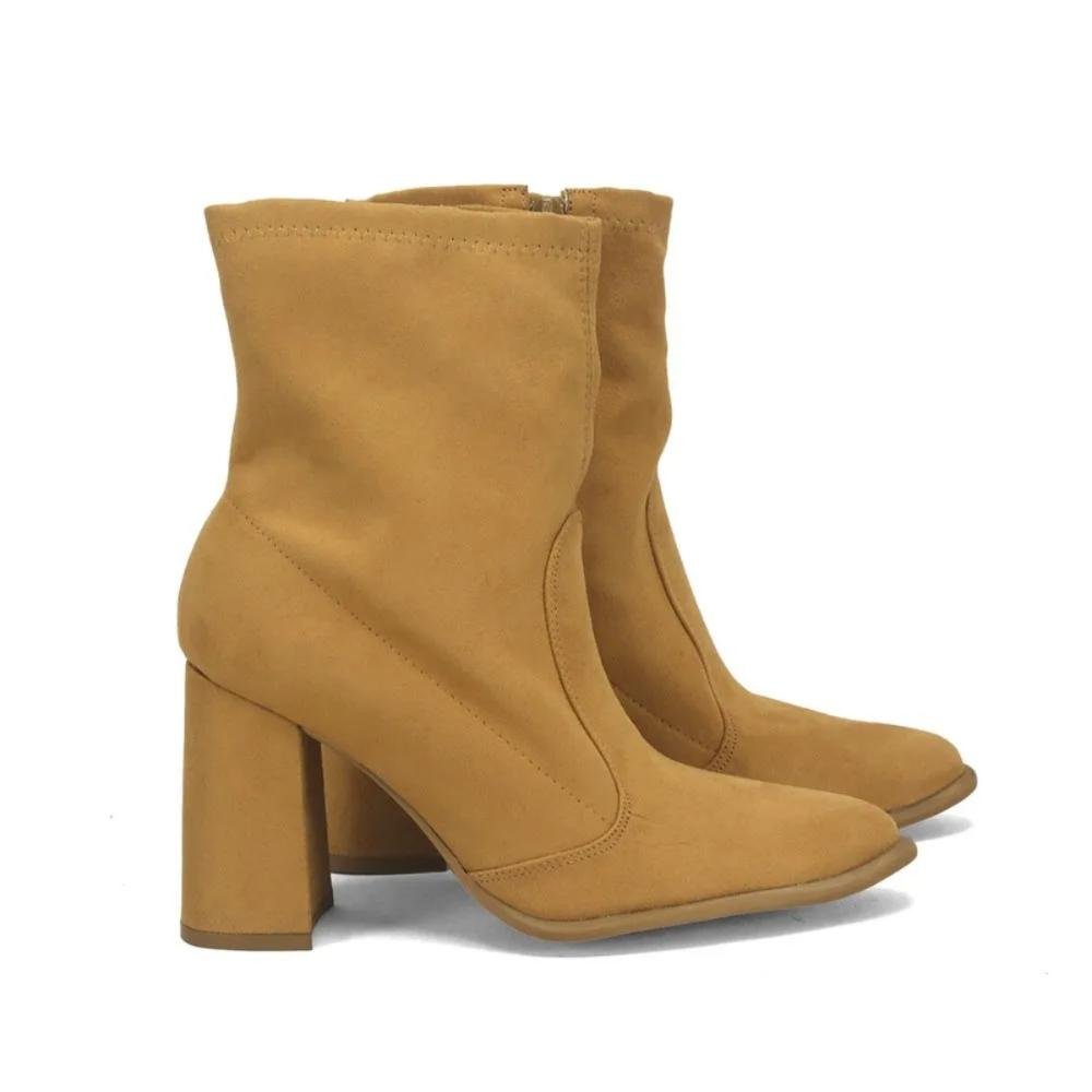 Bota cano curto doce de leite Marrom 3