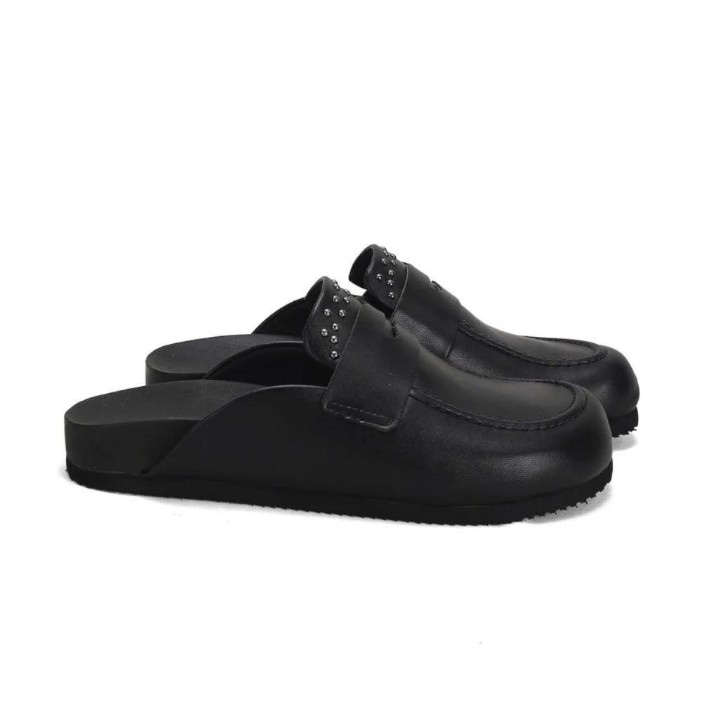 Clog com Hotfix Ônix Estilo e Conforto Feminino Ana Mello Preto 1