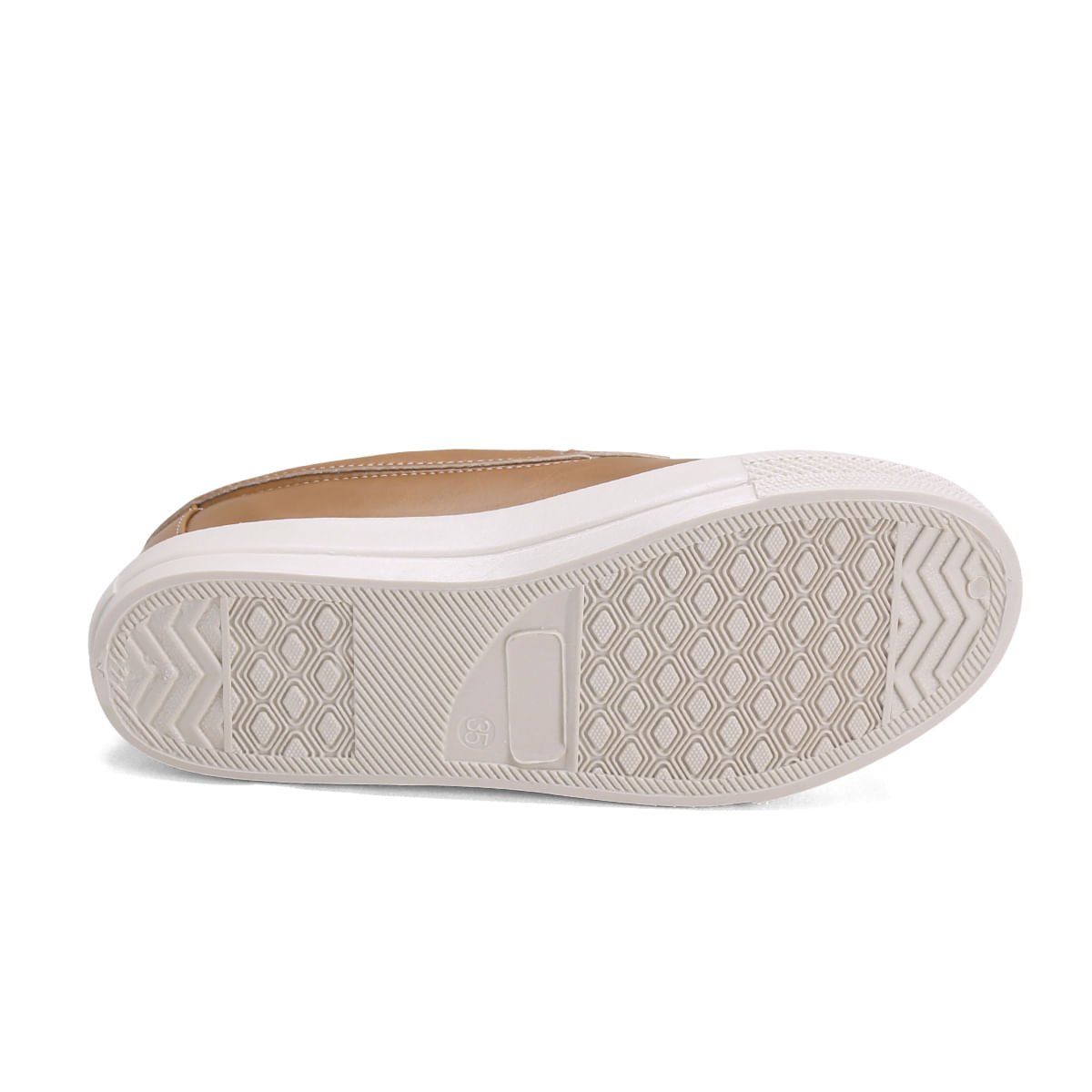 Mocassim Plataforma com Solado Listrado Ana Mello Marrom 5