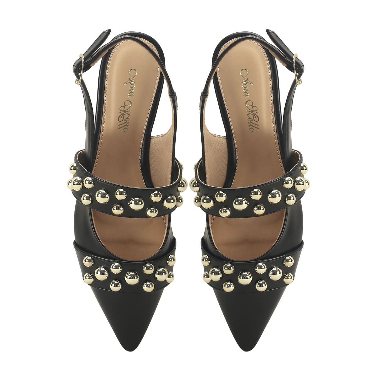 Sapatilha Slingback com Apliques de Esfera Ana Mello Preto 2