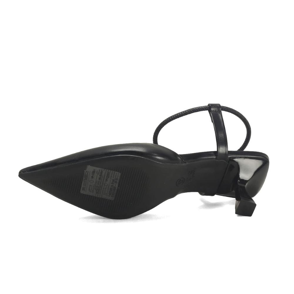 Scarpin Bico Fino Feminino Calce Fácil Ana Mello Preto 4