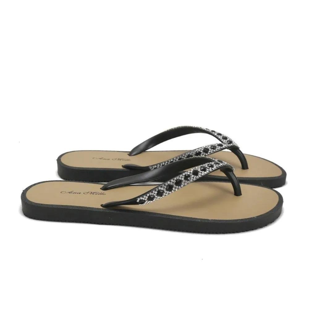 Chinelo Pedras Pirâmides Estilo e Conforto  Ana Mello