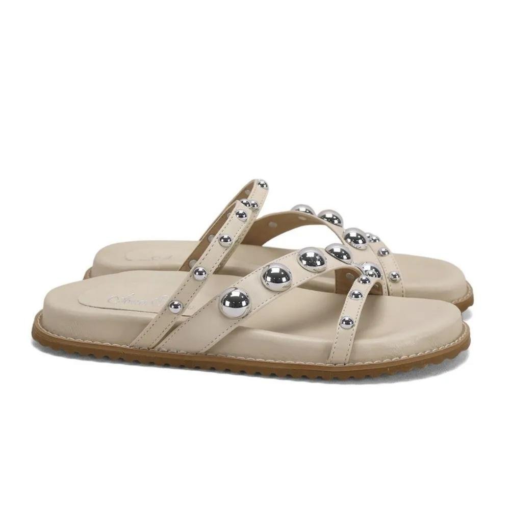 Papete Off White com Esferas Elegância e Conforto Ana Mello Bege 1