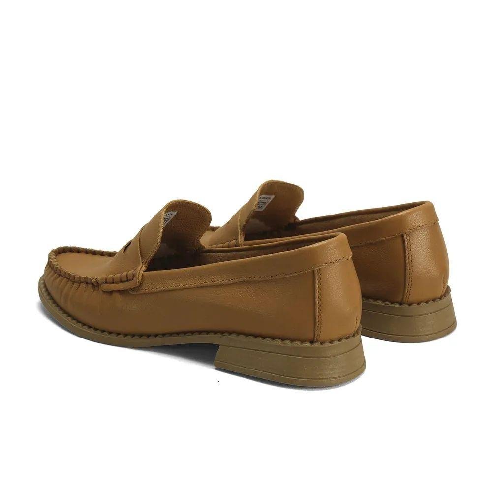 Mocassim clássico em napa fly caramelo Marrom 3