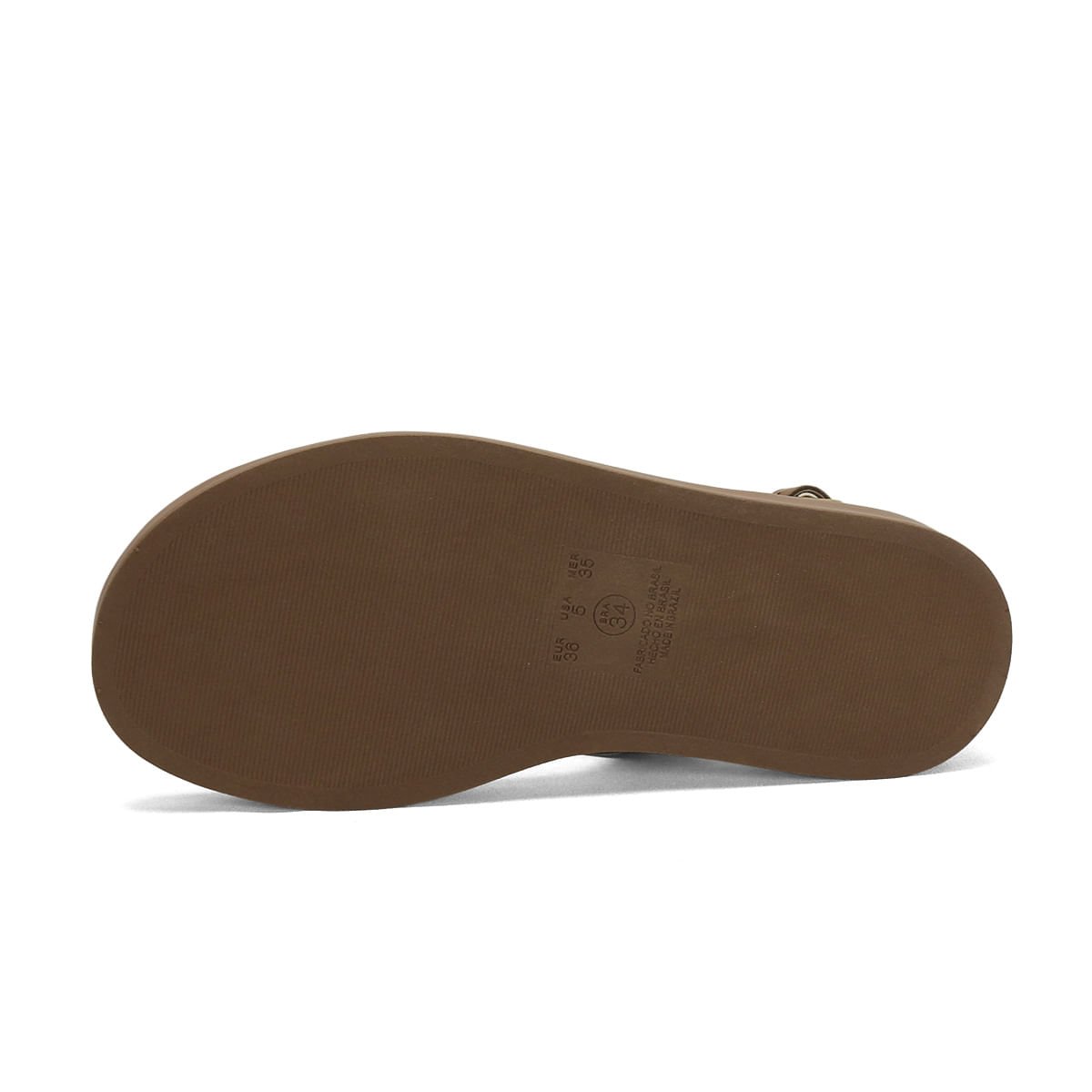 Flatform Caramelo Cobra Napa 3cm Marrom 5