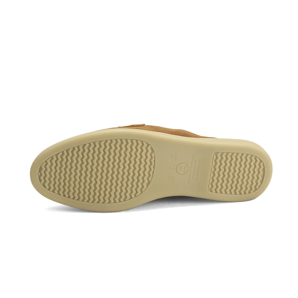 Mule Camurça Caramelo Salto 2cm Marrom 5