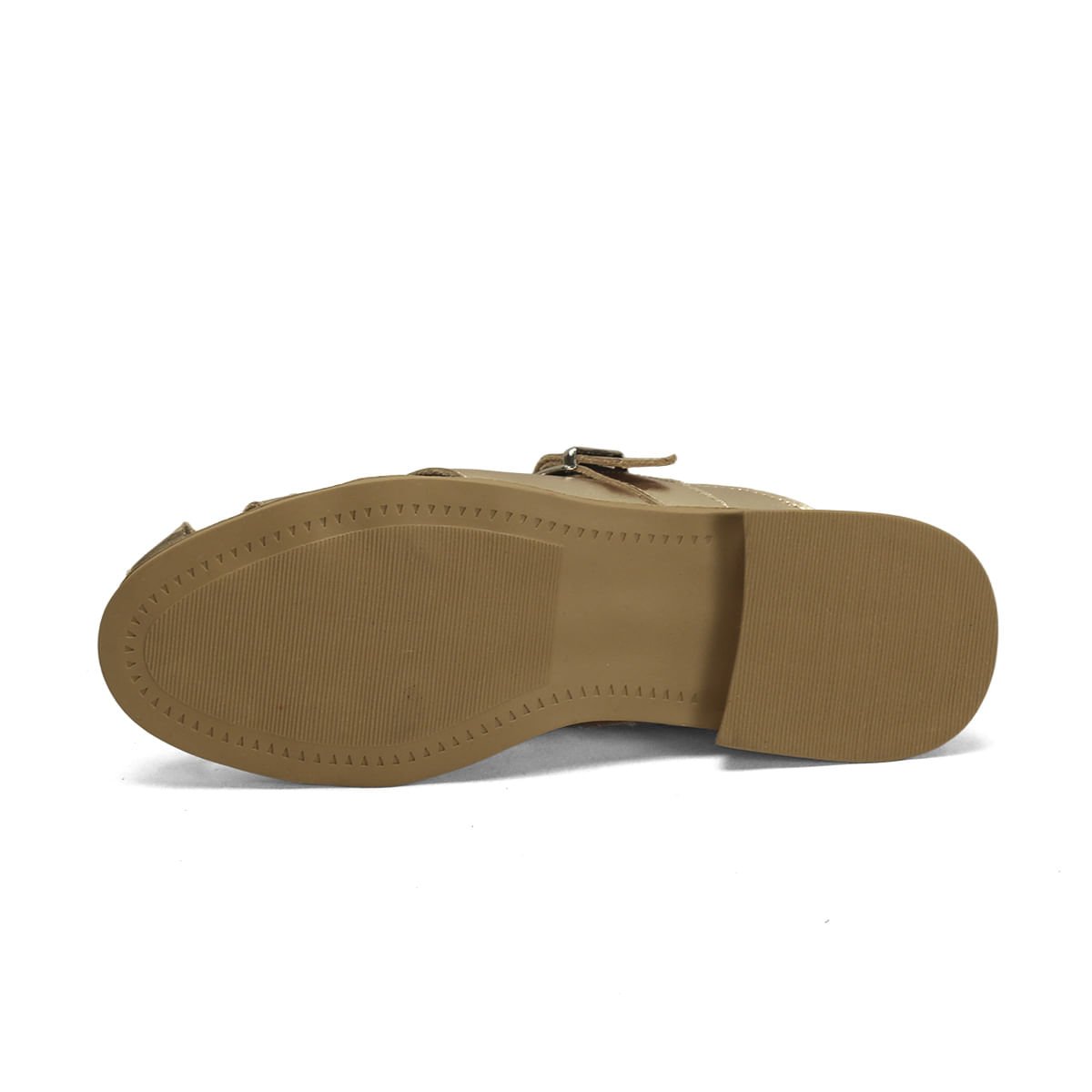 Mule Retrô Couro Metalizado Dourado Elegante Dourado 5