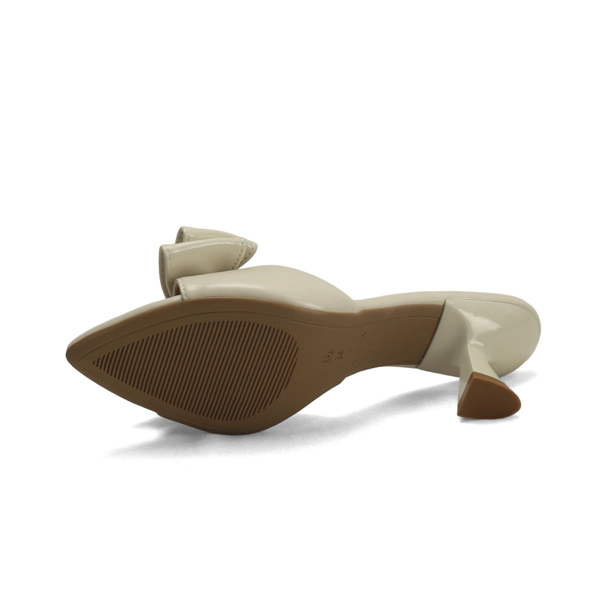 Mule Salto Taça Laço Off White Napa 6,5cm Off White 5