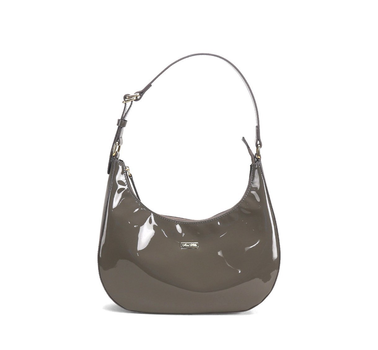 Bolsa Feminina Formato Lua em Verniz Ana Mello