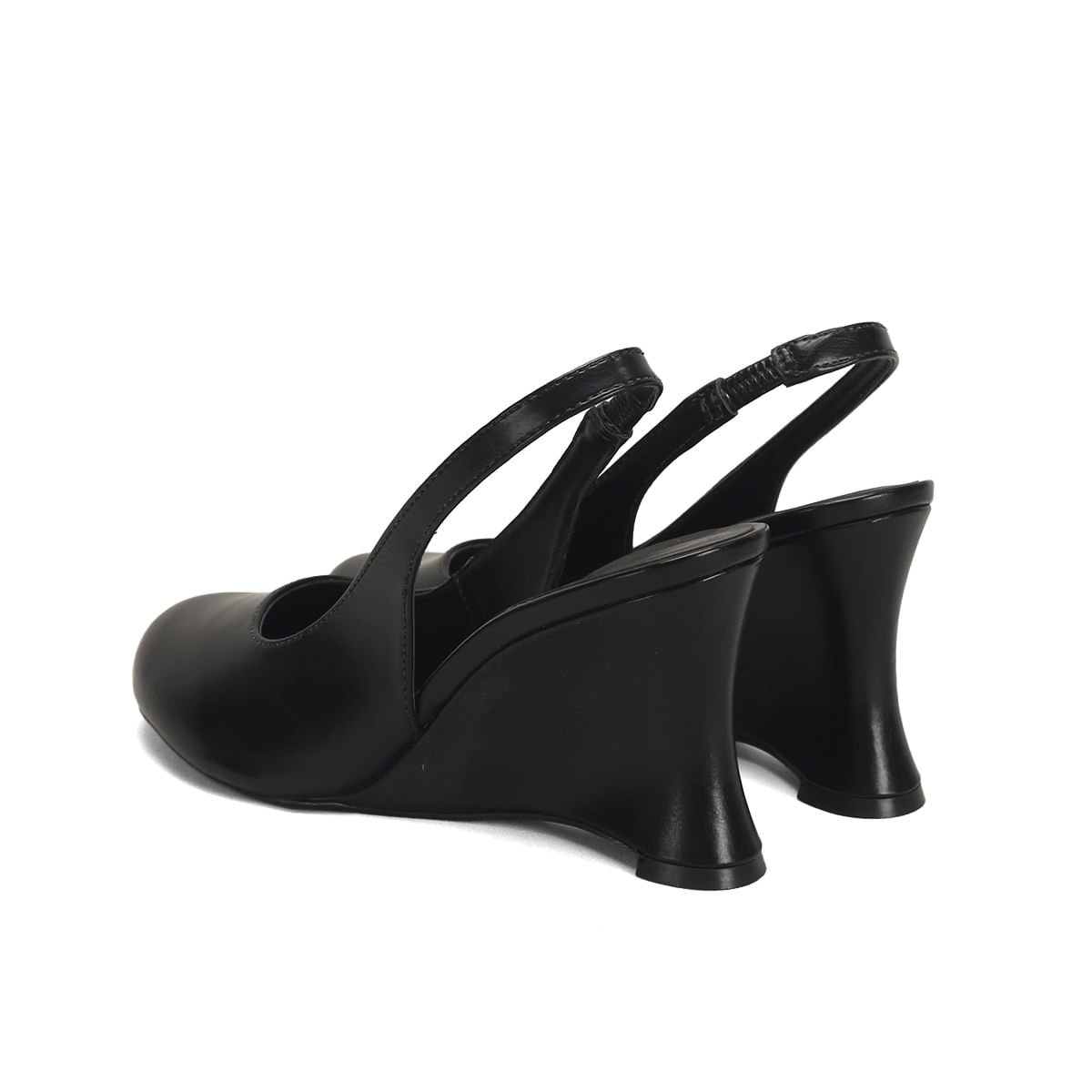 Sapato Boneca Anabelado Preto Napa 9cm Preto 3