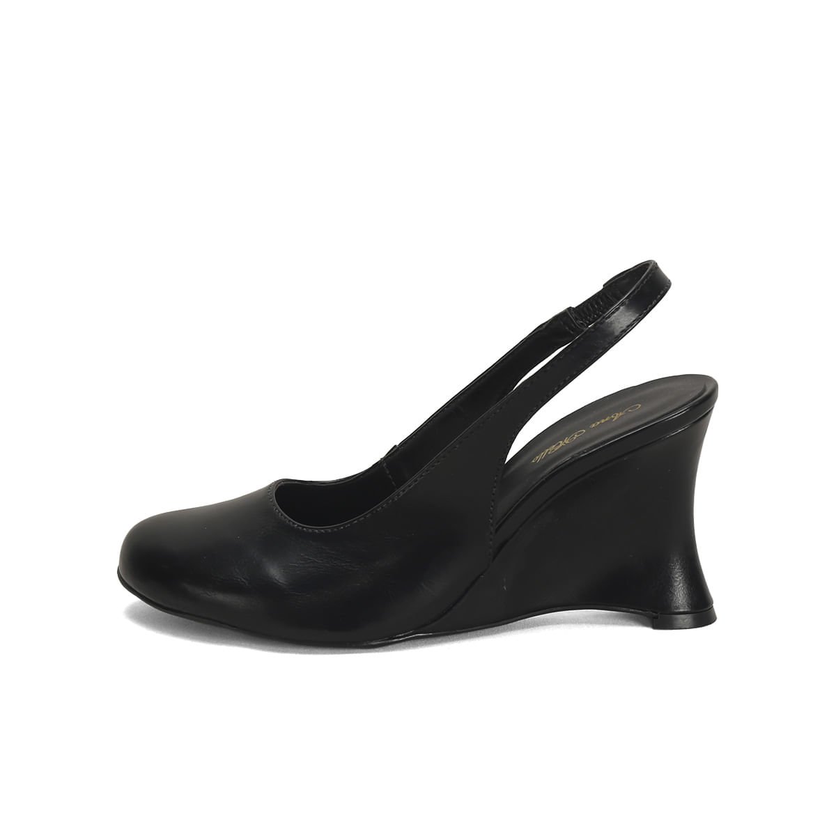 Sapato Boneca Anabelado Preto Napa 9cm Preto 4