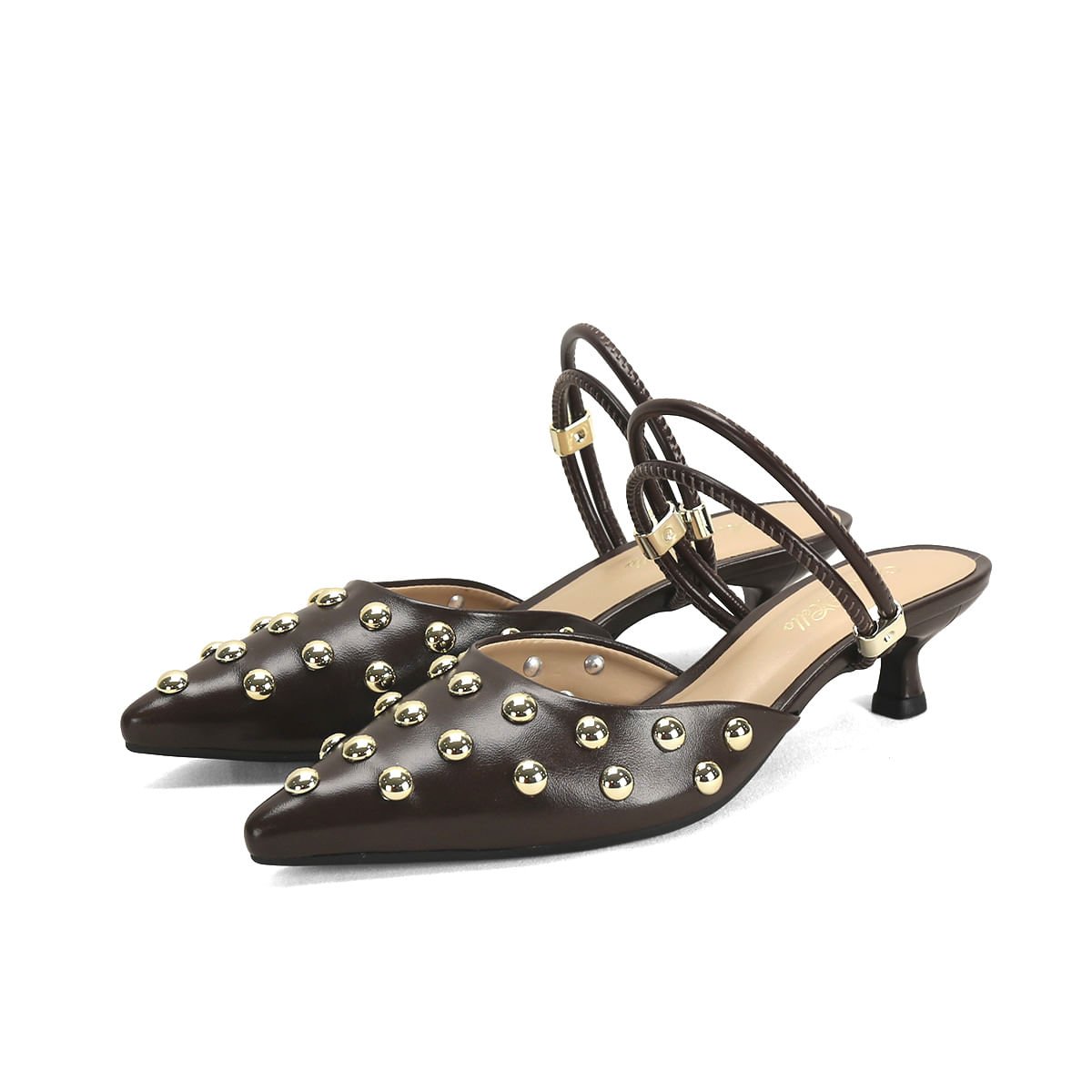 Slingback Social Feminino com Calce Fácil Ana Mello Café 2