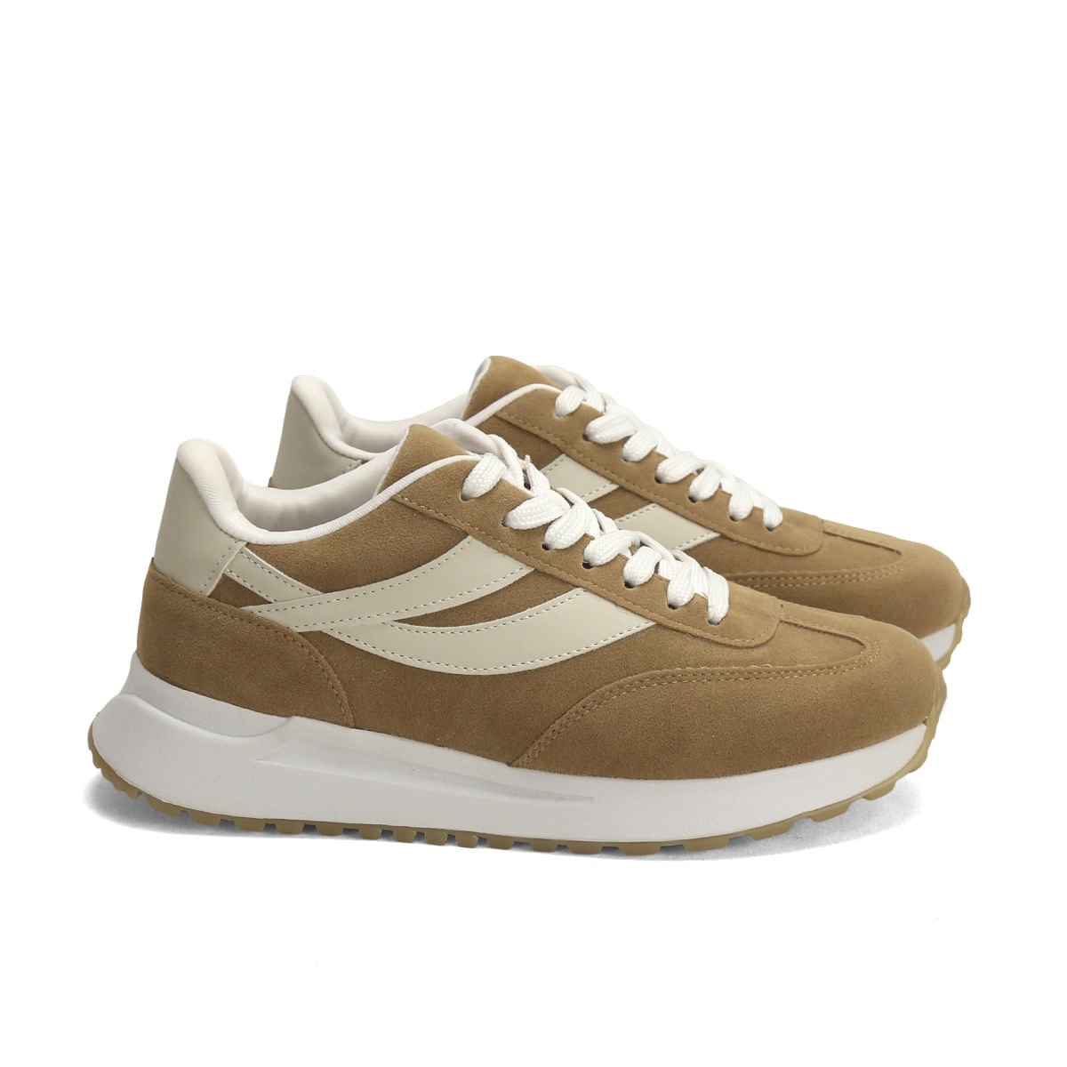 Tênis Casual Bicolor Feminino Super Macio Ana Mello