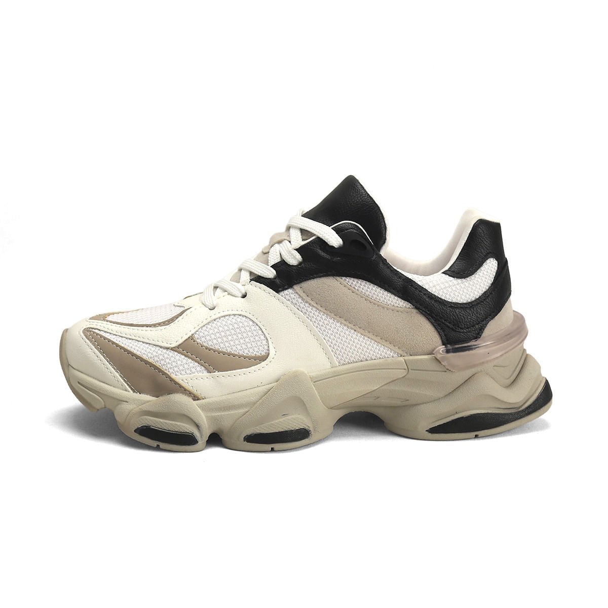 Tênis Casual Feminino com Design Bicolor Ana Mello Branco 4