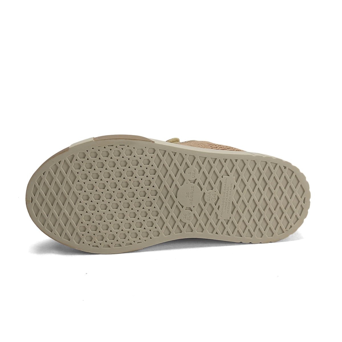 Tênis Velcro Napa Ana Mello Trama Casual Bege 5