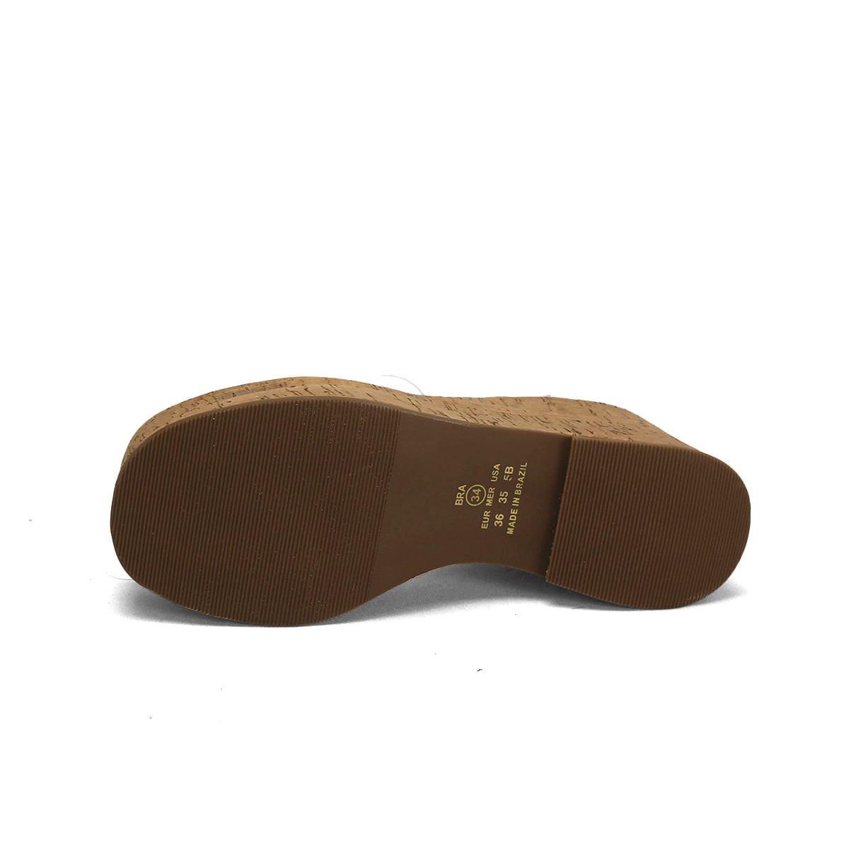 Sandália Anabela Vinil 9cm Salto Alto Elegante Bege 5