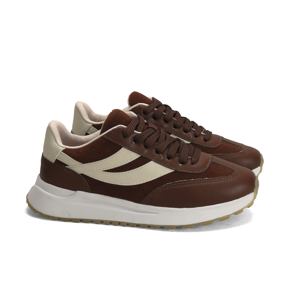 Tênis Ana Mello Bicolor Sintético 3cm