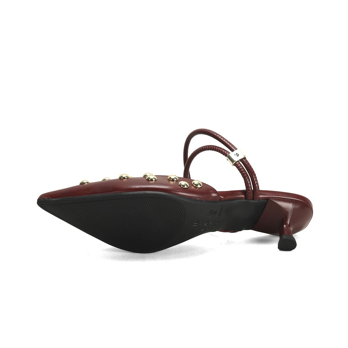 Slingback Feminino Bico Fino Calce Fácil Ana Mello Marrom 5