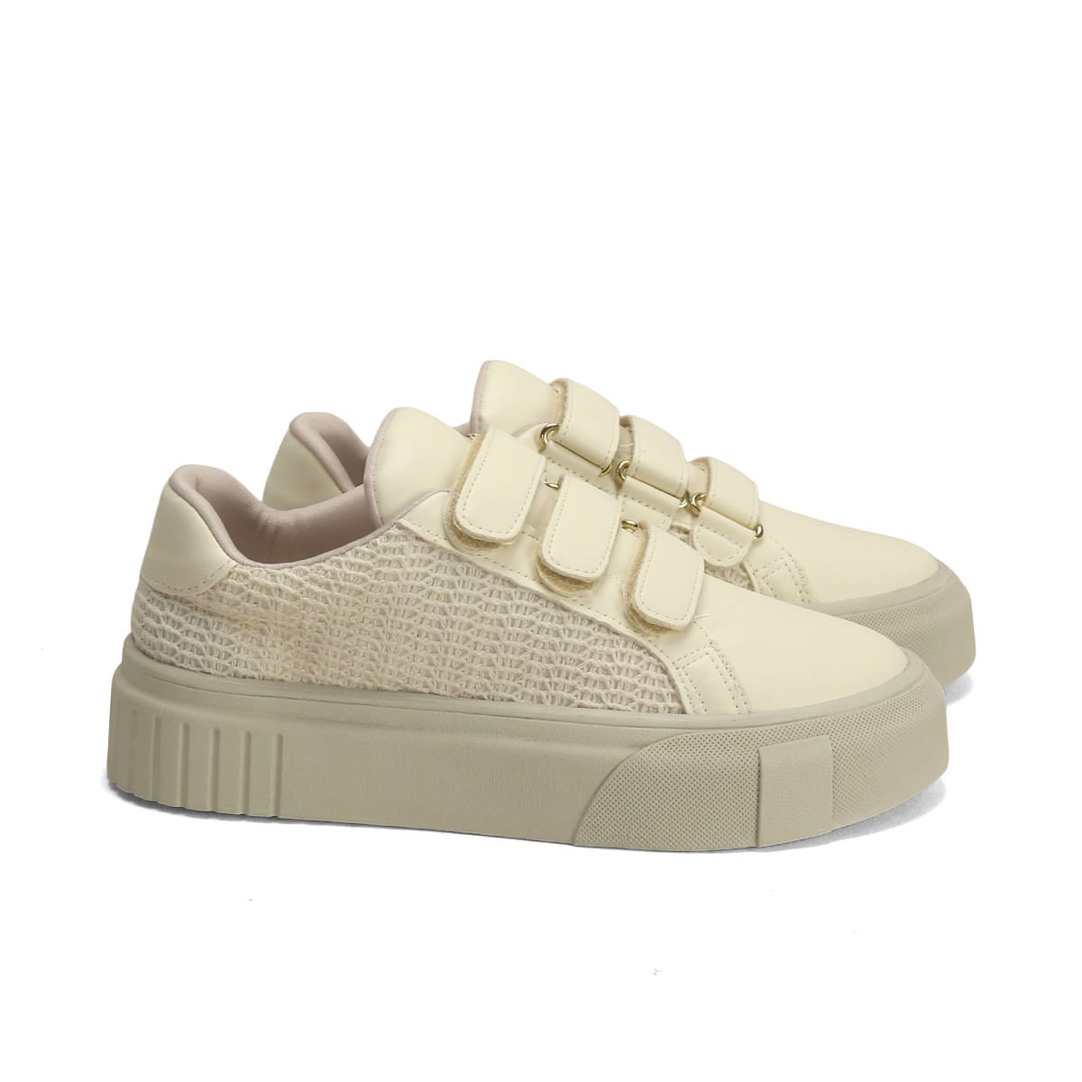 Tênis Velcro Napa Ana Mello Trama Casual