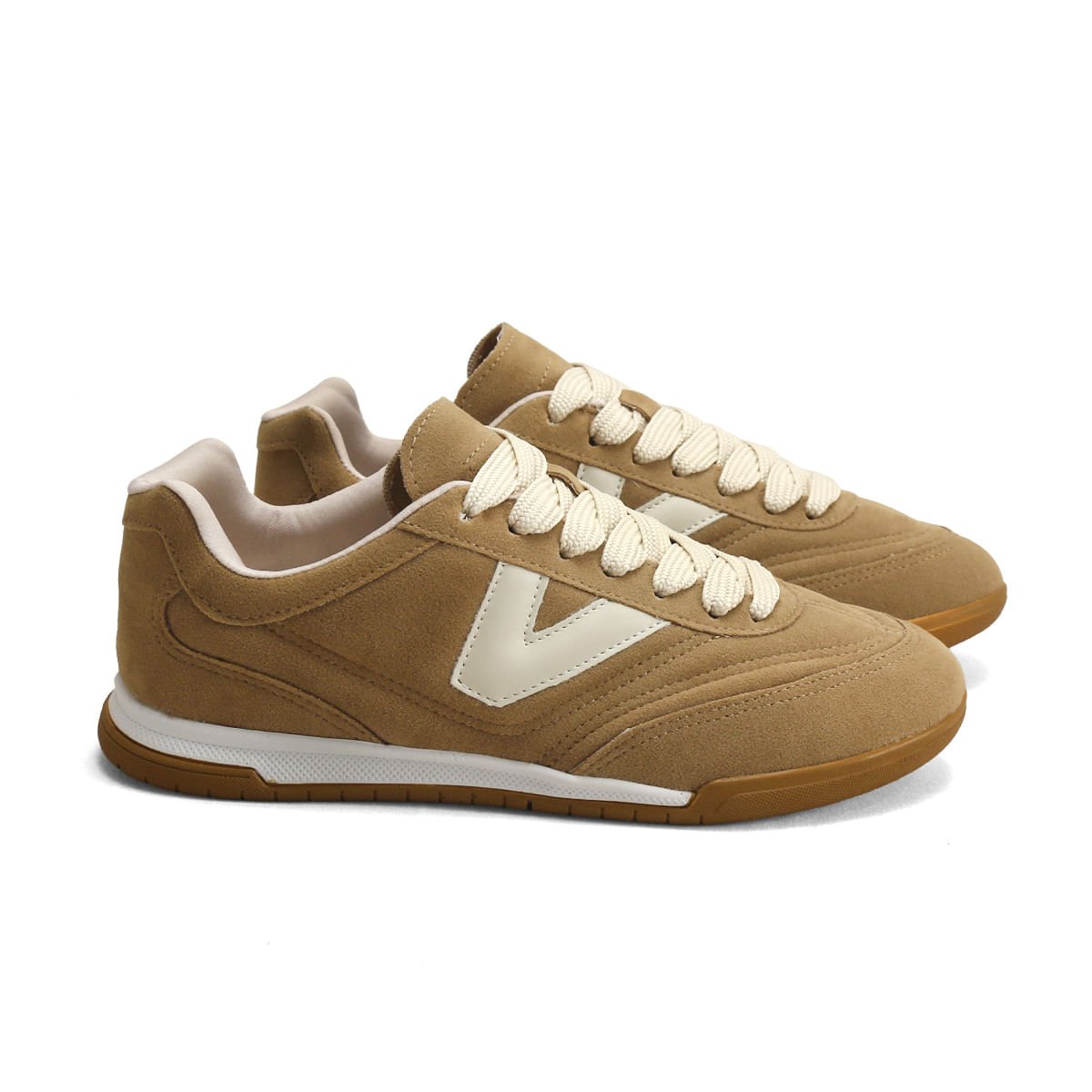 Tênis Feminino Casual Ana Mello Napa/Camurça 5cm