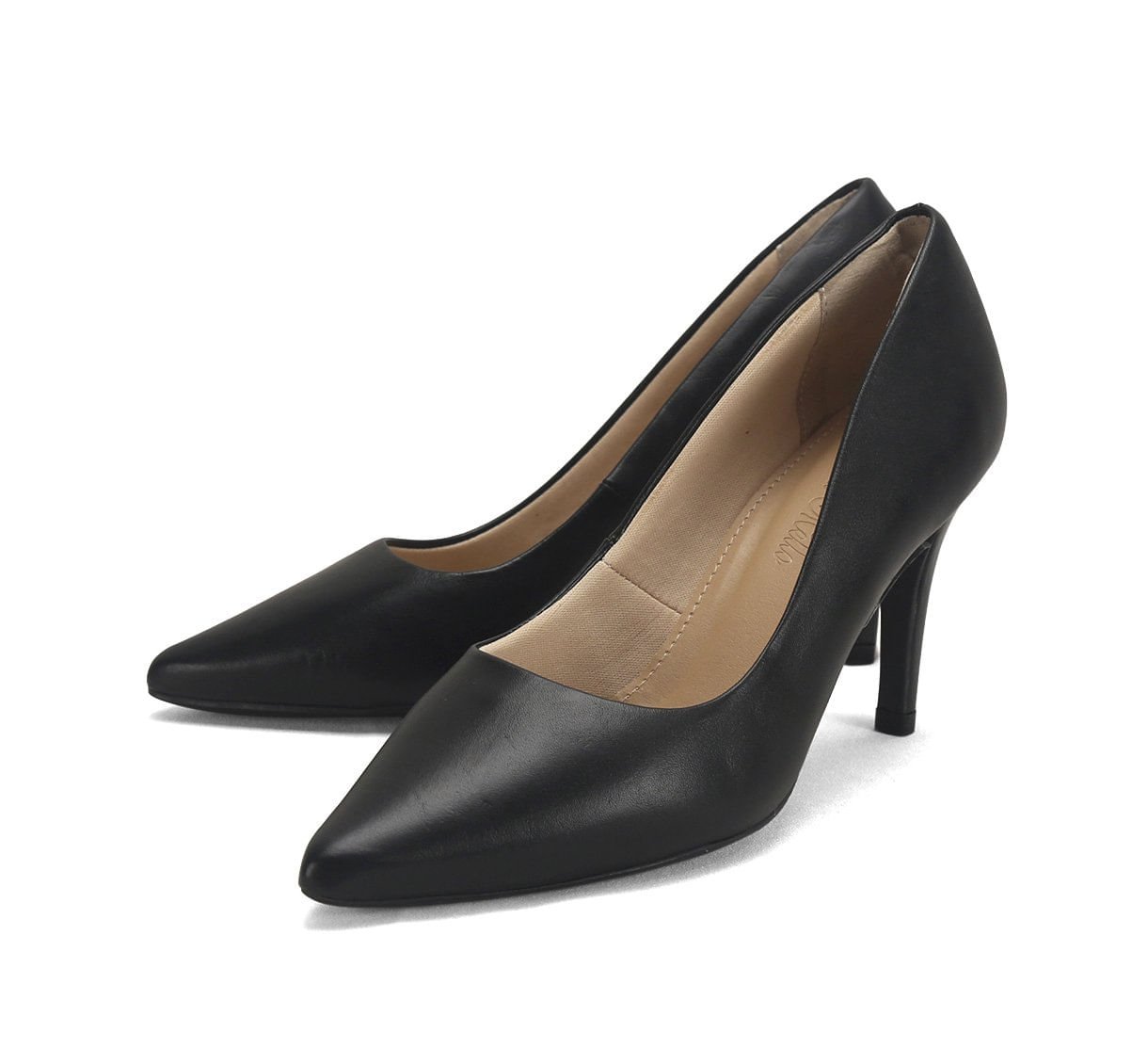 Scarpin de Couro com Salto Alto Fino Luxo Ana Mello Preto 2