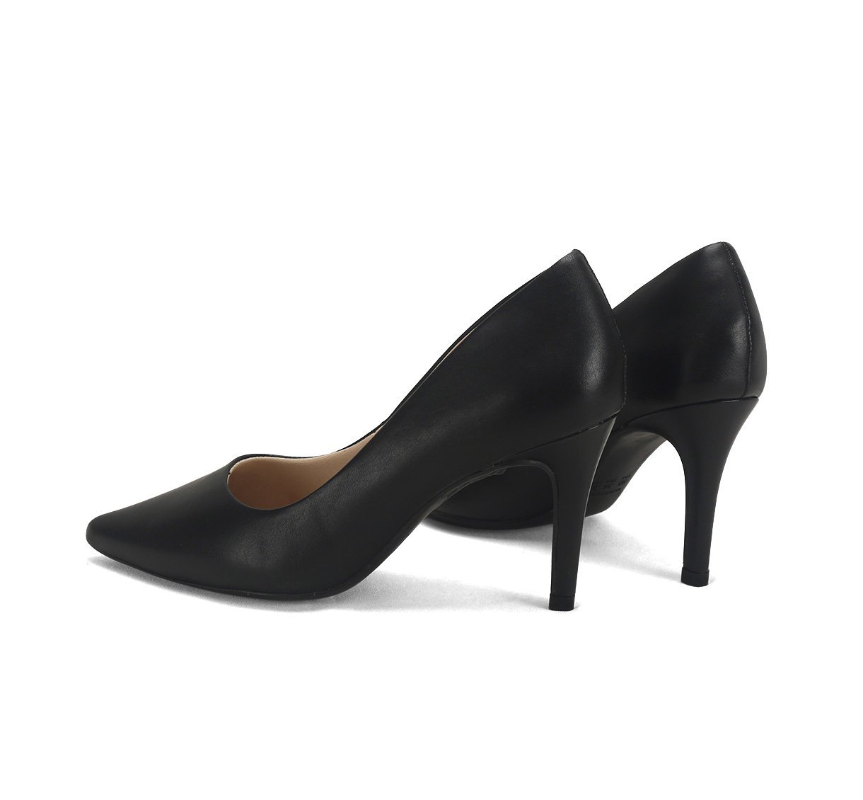 Scarpin de Couro com Salto Alto Fino Luxo Ana Mello Preto 3